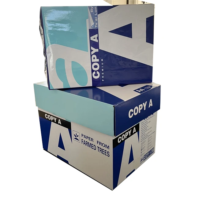 Wholesale Office School A4 Copier Paper 100% Pure Wood Purpose Copy Paper A4 Pulp Office a White A3 A4 70g 80g A4 Paper