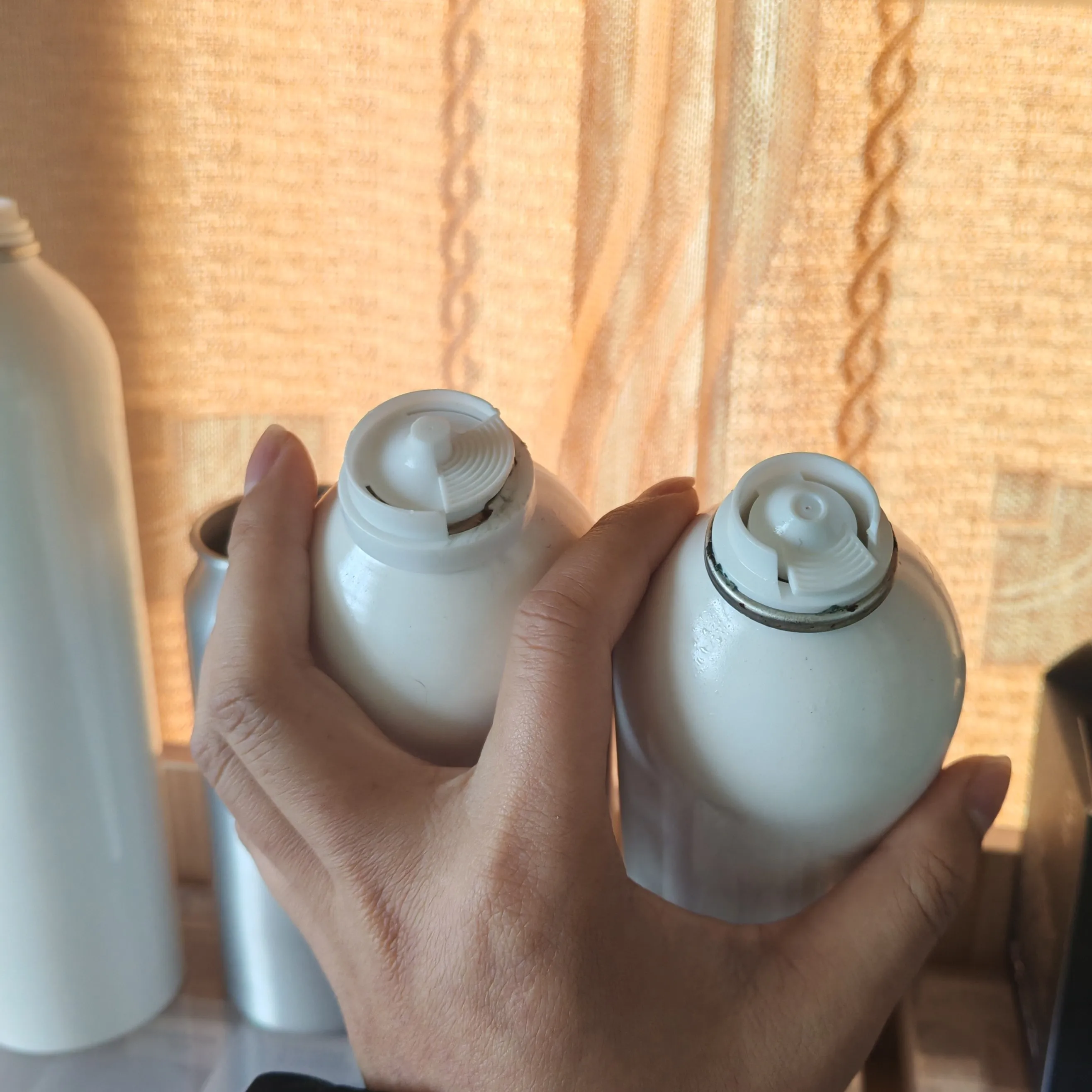 Foam cleaning empty aluminum aerosol can for washing and bathing factory sell package custom your own brand