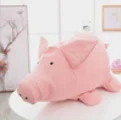 new summer toy kids room decoration accessories ramie fabric stuffed animal soft toy fox pig crocodile