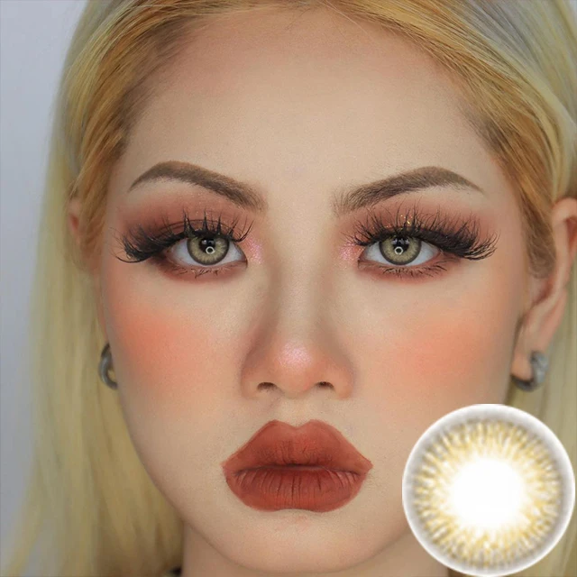 Годовые контактные линзы цветные контактные линзы естественный вид OEM