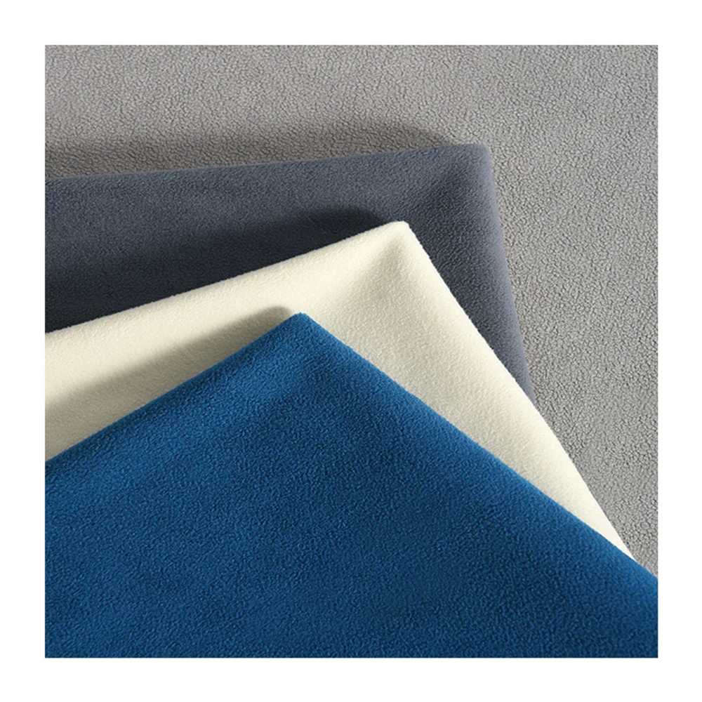 factory directly sell uphlostery fabrics  velvet 100% polyester 330 gsm berber fleece velvet fabric