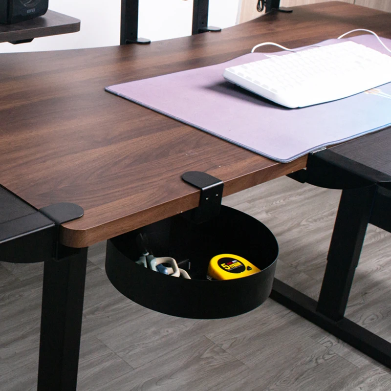 Under Desk Organizer,Cup Holder,Table Management Tray, Swivel Pencil Drawer