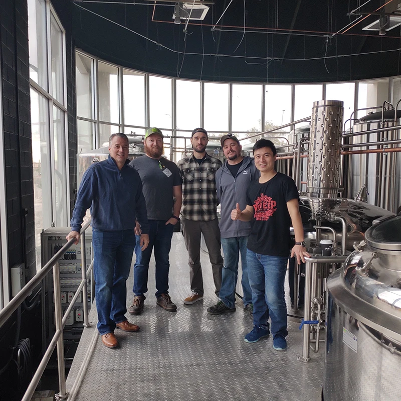 200L 500L 1000L 10BBL Beer Brewing System Brewery Production Machine Mash Lauter Malt Mill Heat Exchanger CIP Fermentation Tank