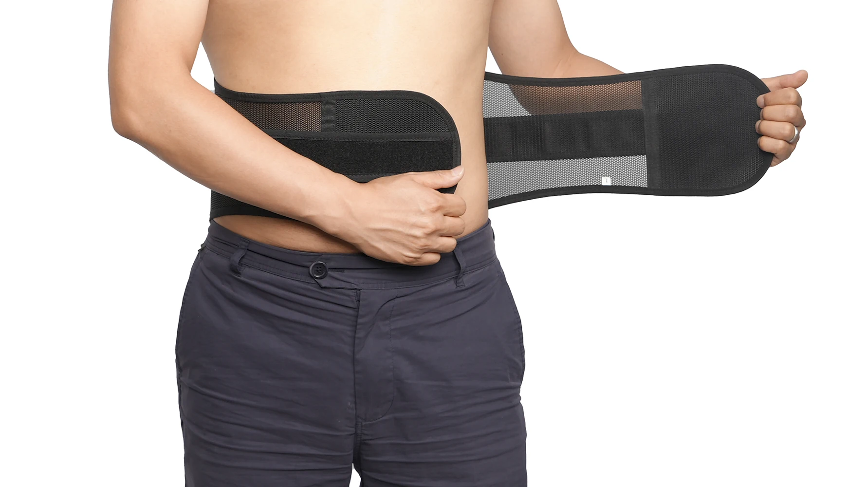 Plus size Spine Decompression Back Brace Plus Rigid Lumbosacral Corset Belt with Pulley System