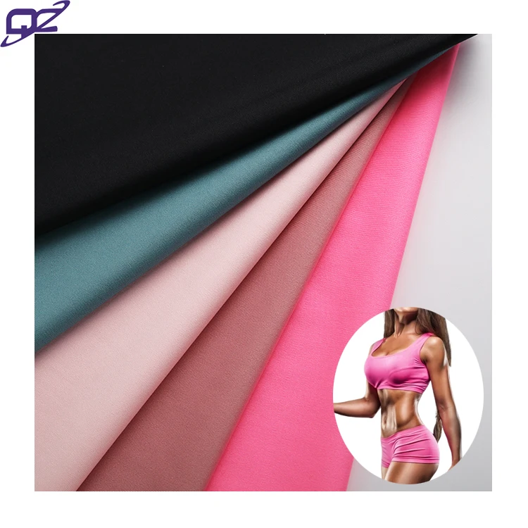 4 Way Stretch Knit Poly Spandex 50DTY Polyester Micro Interlock Fabric for Gym Fitness Sets Tracksuits Yoga Clothing Sharpwear