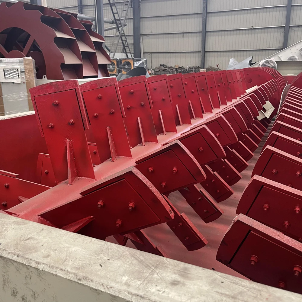 Double Spiral Sand Stone Washer , Twin Screw Spiral Wheel Silica Sand Washer