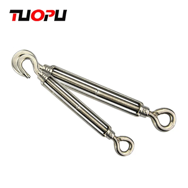 Construction turnbuckle,standard hook eye turnbuckle ,eye-eye drop forged turnbuckle