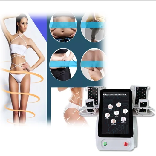 Non surgical no pain weight loss 6D Lazer Lipo Machine Liposuction Laser remove fat without cut clinically proved