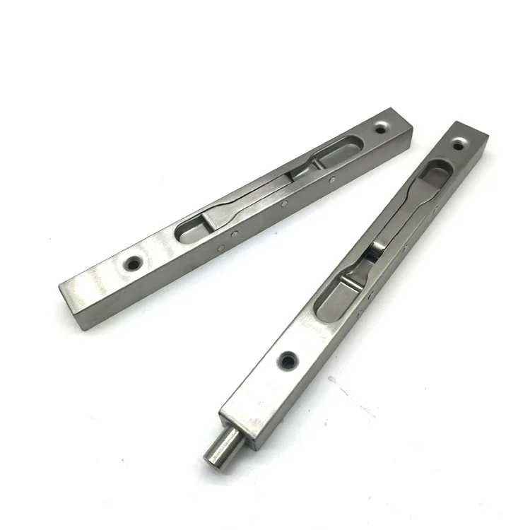 Latch Sliding Door Lock Stainless Steel Metal  Door Safety Bolt Tubular Latch Entrance Door Handle Lever Lock