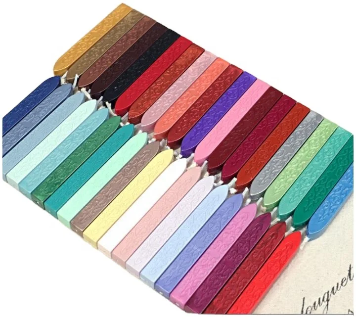 
Sealing Wax Stick Retro Seal Stamps For Letter Wedding Invitations 90*10*10mm Vintage Cord Wick Vintage Sealing Wax Sticks 