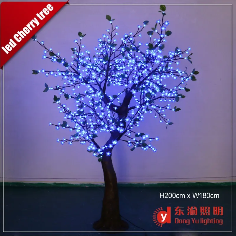 Wholesale Christmas Artificial Decoration Led Cherry Blossom Tree Light for Tree