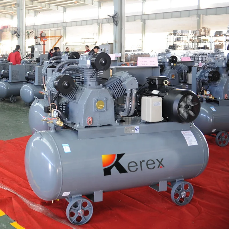  Промышленный поршневой воздушный компрессор с электродвигателем 3 цилиндра 500 л