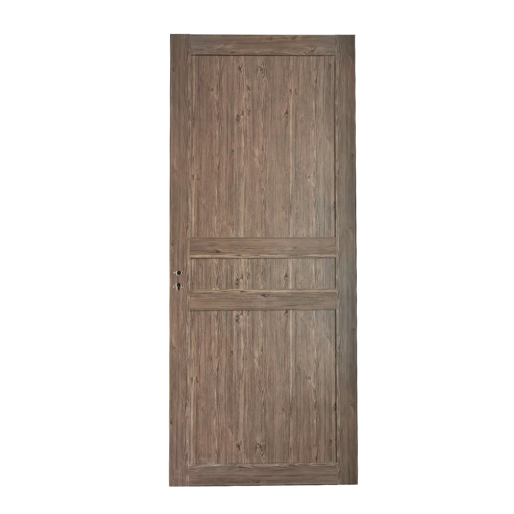 pvc laminate Hollow Core WPC Wooden plastic waterproof Door Design wpc assembly door