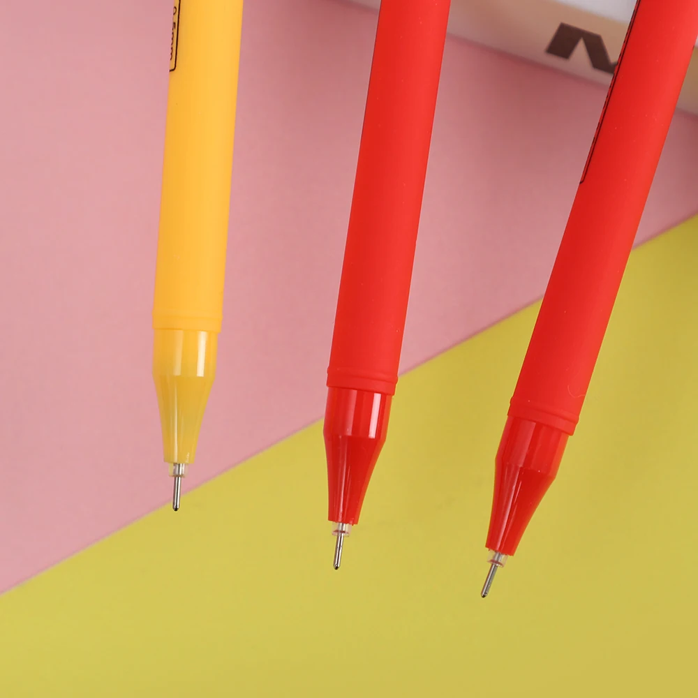 Cartoon Food Toy Lovely Black and White Soft Glue Signature Pen