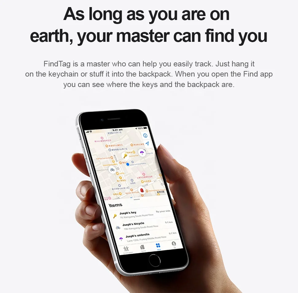 AirTag GPS Trackers Mobile Locator Vehicle Bike Trackers Necklace Car Air Tag 4g GPS MiNi Pet Location Tracker