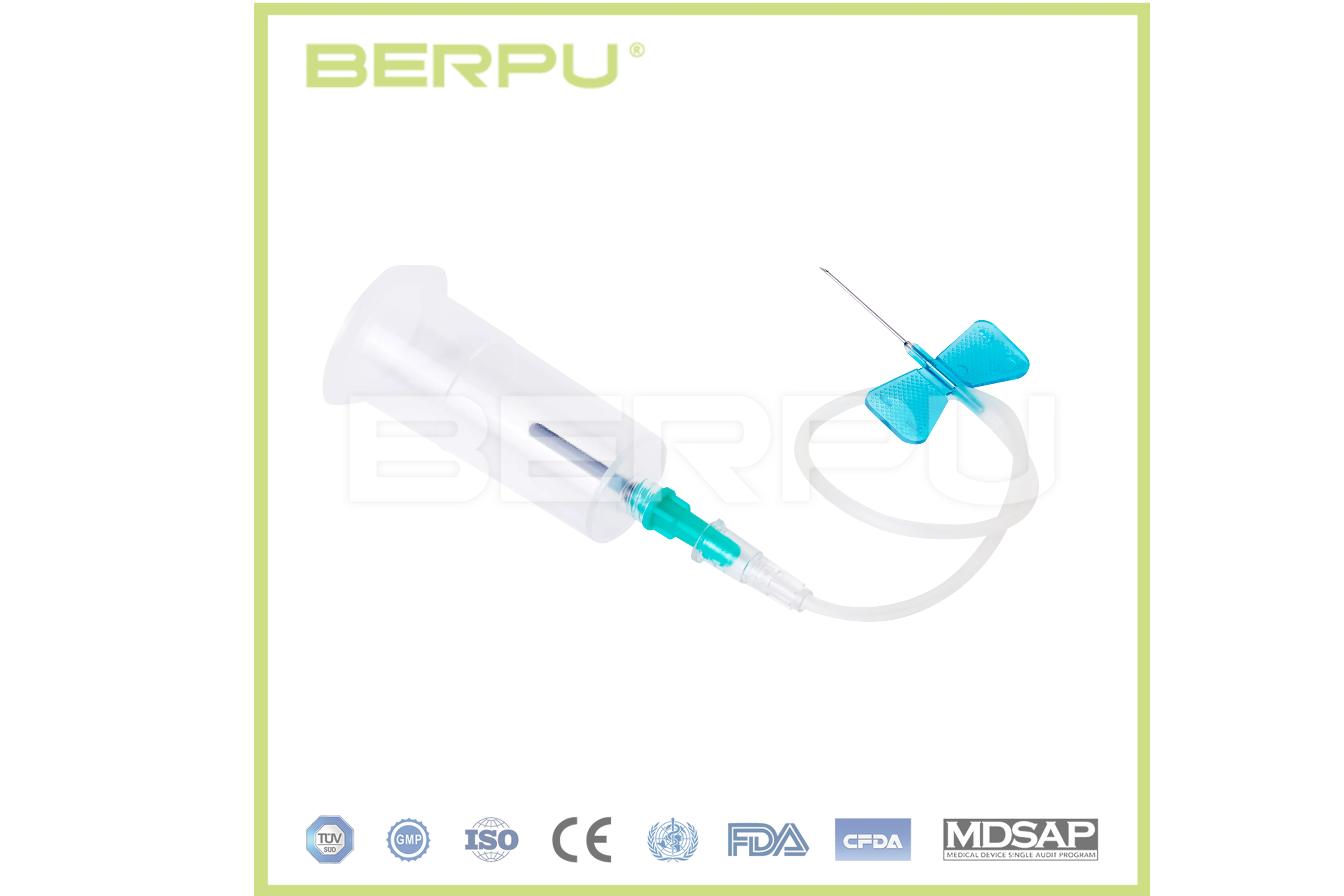 High Quality Disposable Sterile Blood Collection Butterfly Needle for Venous Blood Collection