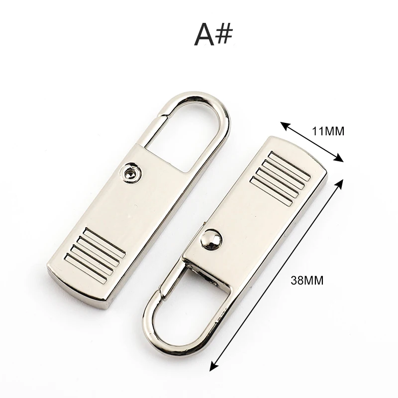 Заводская прямая молния слайдер пользовательская Съемная Нейлон Металл Смола