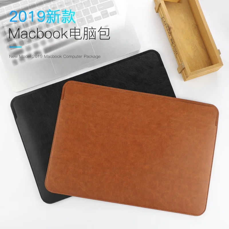 Удобные Переносные Чехлы из искусственной кожи класса премиум для ноутбука MacBook Pro 16 дюймов