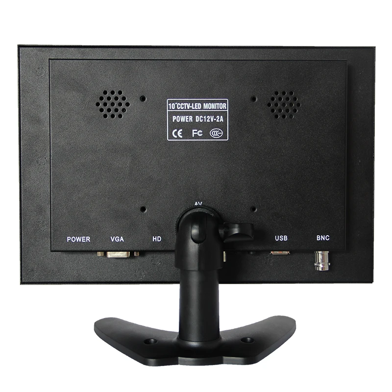 
12v cctv bnc monitor 10.1 inch dc lcd display with popular customize 