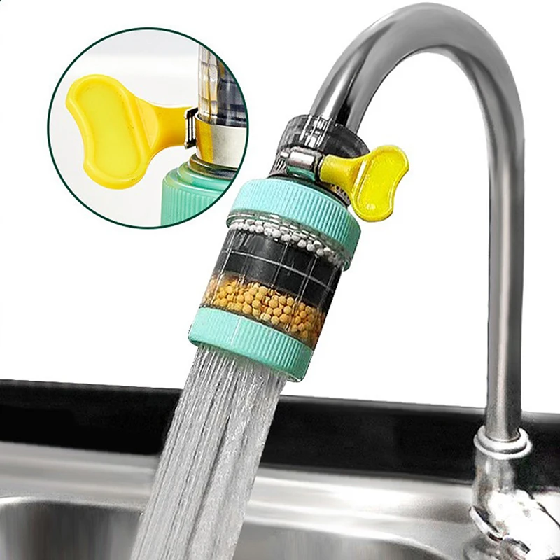 Purifier Kitchen Tap Filtration Activated Carbon Removes Chlorine Fluoride Heavy Metals Hard Water for Home Kitchen Bathroom