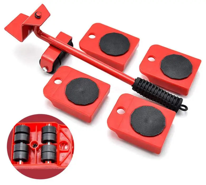 Heavy Duty Furniture-Sliders with 4 Sliders for Easy and Safe Moving 360 Degree Rotatable Pads