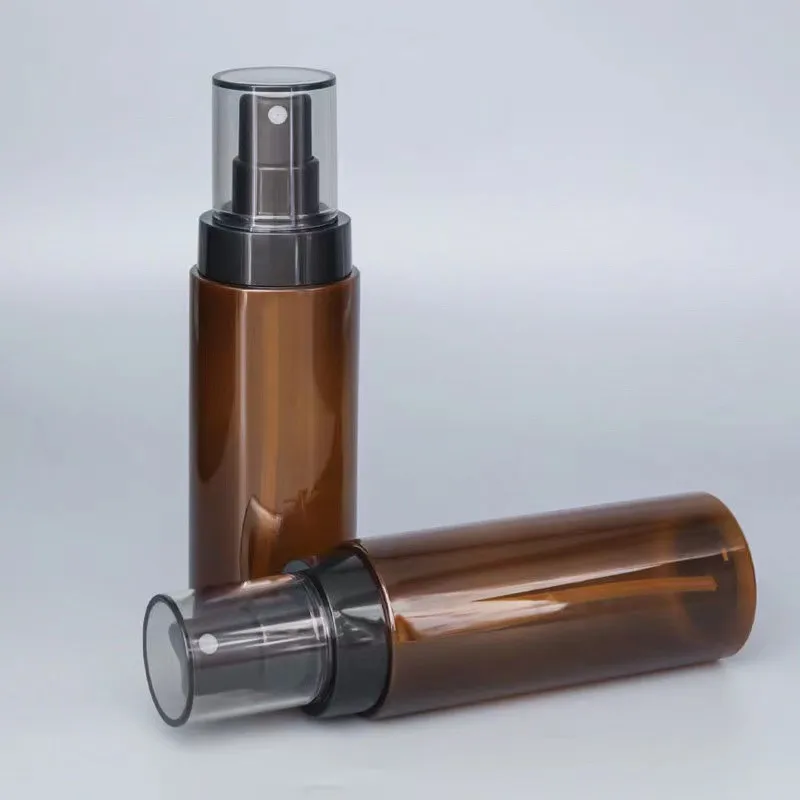 150ML amber empty plastic PET spray bottle alcohol spray bottle fine mist cosmetic water spray bottle