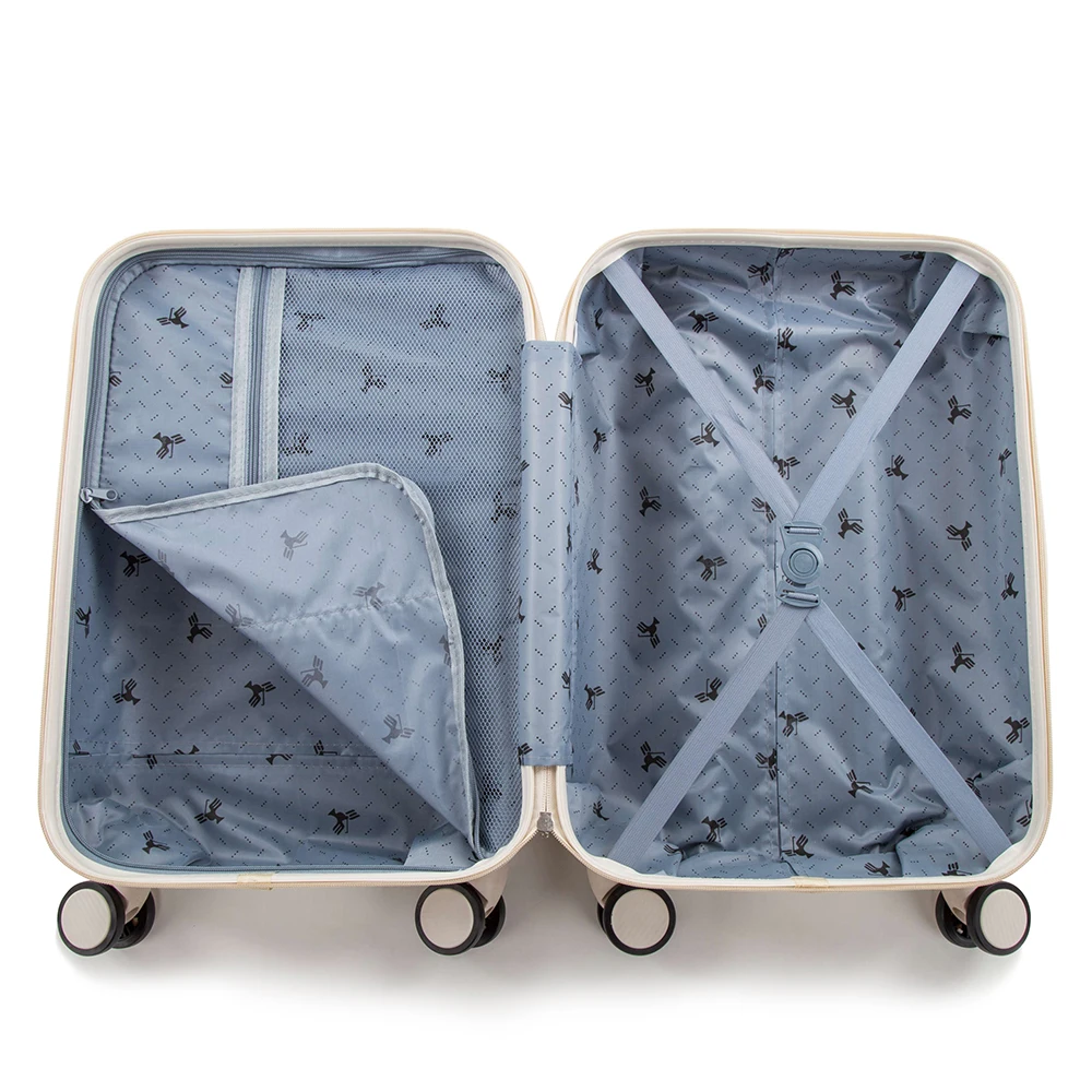 
Accept customization ABS luggage bags cases trolley hard suitcase 