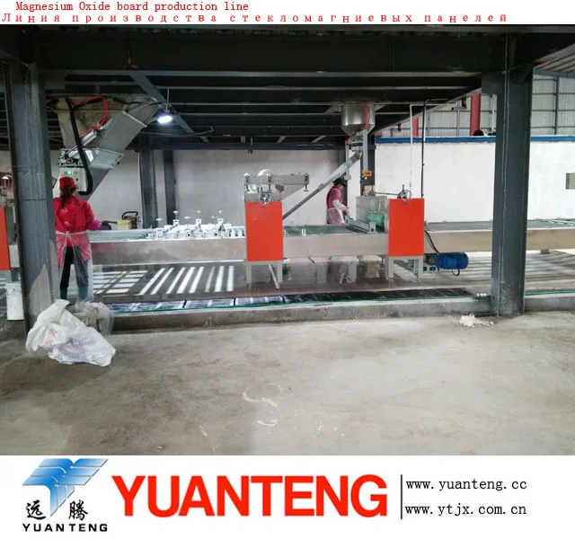 Wall decoration magnesium board production line