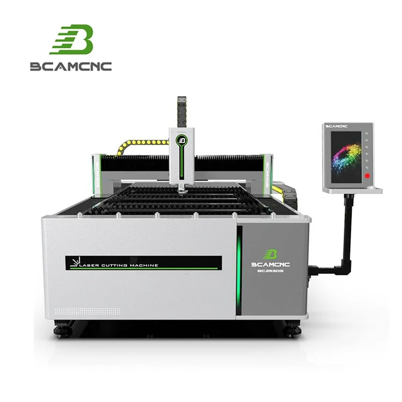 BCAM carbon steel 3015 ipg 3kw 4kw 6kw laser source fiber laser cutting machine price for sheet metal