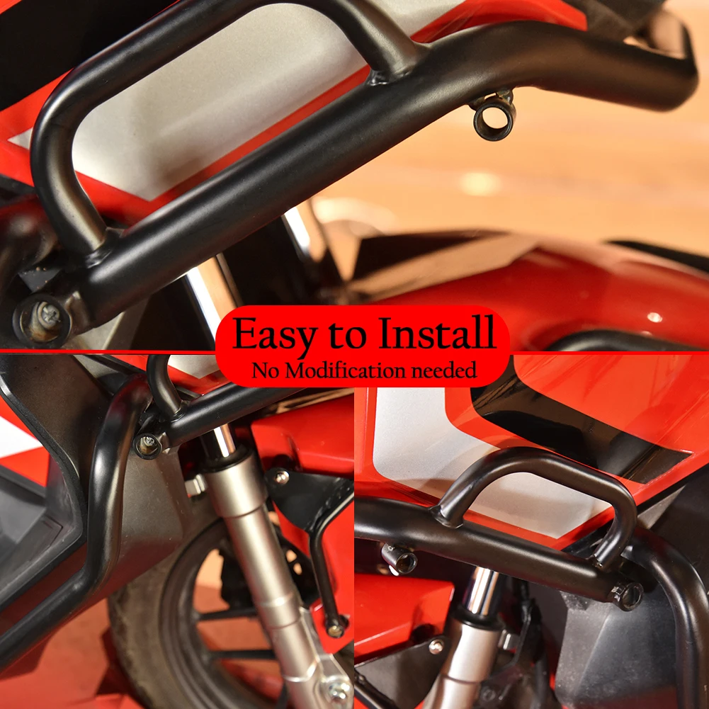 XXUN Motorcycle Accessories Front Upper Engine Guard Crash Bar Bumper Protector for Honda ADV 150 ADV150 2018 2019 2020 2021