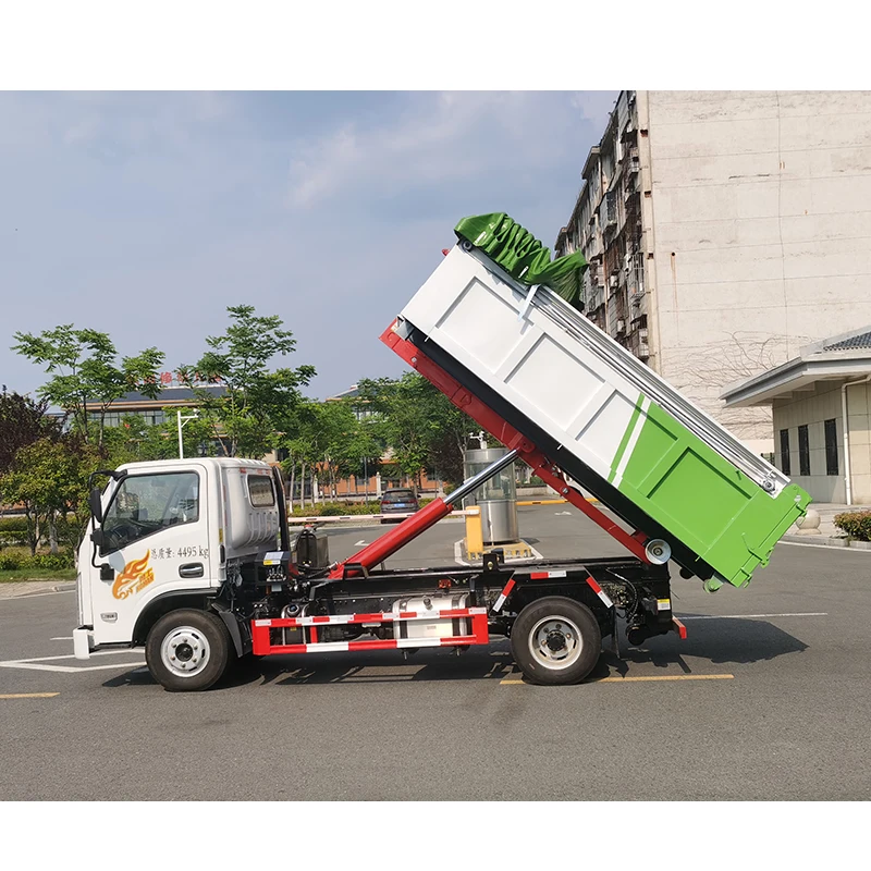 Euro 5 howo  6X4 4x2 Hook lift Garbage Truck Arm Roll Refuse Garbage Truck hot sale
