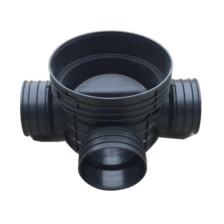 Drainage Pipe Fittings Ground PE Plastic Manhole Inspection Well