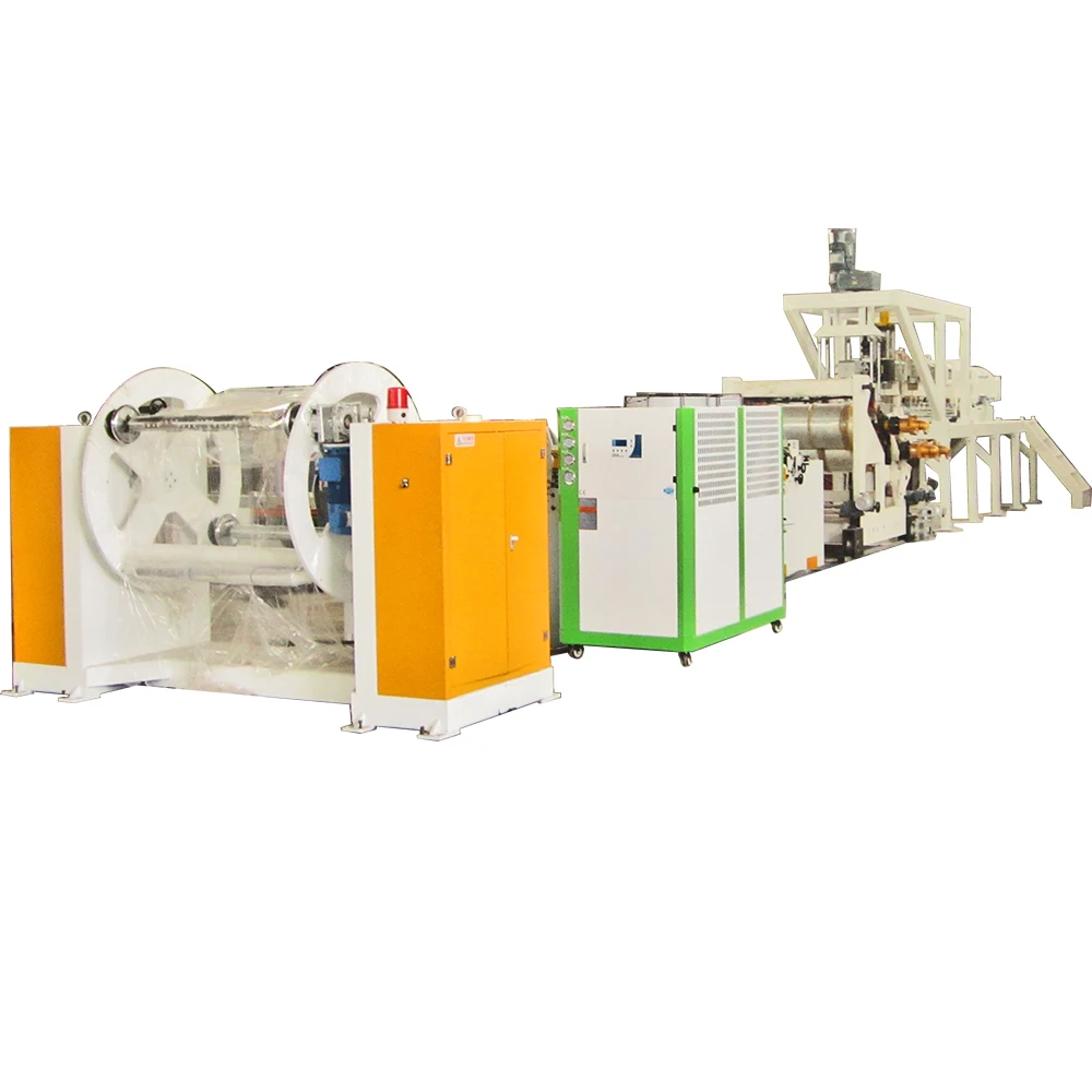 PET plastic sheet extrusion line for on high end cosmetics package