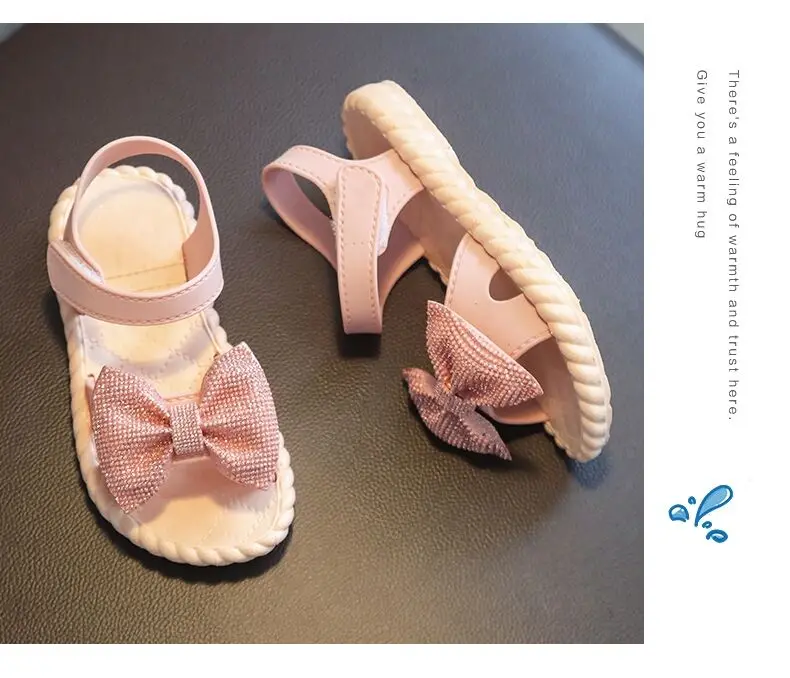 Wholesale  summer sweet princess fashion girl  cute casual shoes girl PVC Children sandals