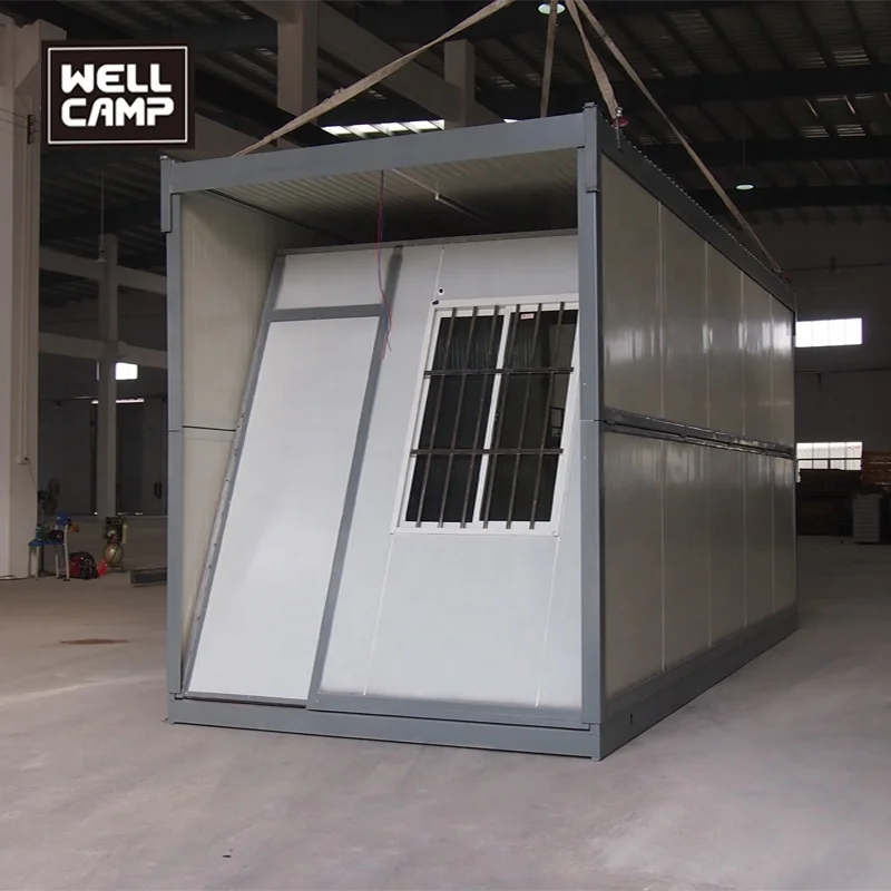 Low cost house Prefab Folding Container House 4 Minutes Install One House Mobile foldable Container prefab home