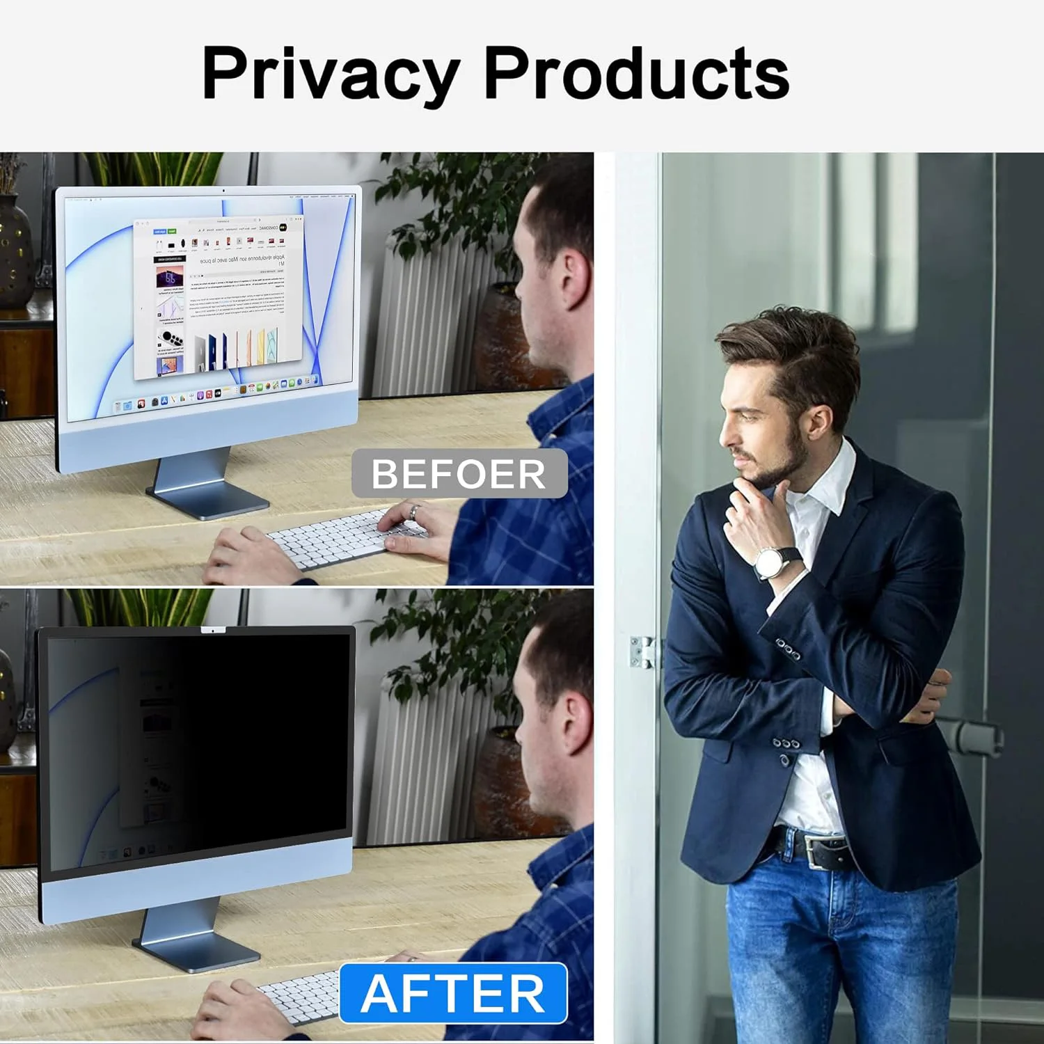 Monitor Privacy Screen