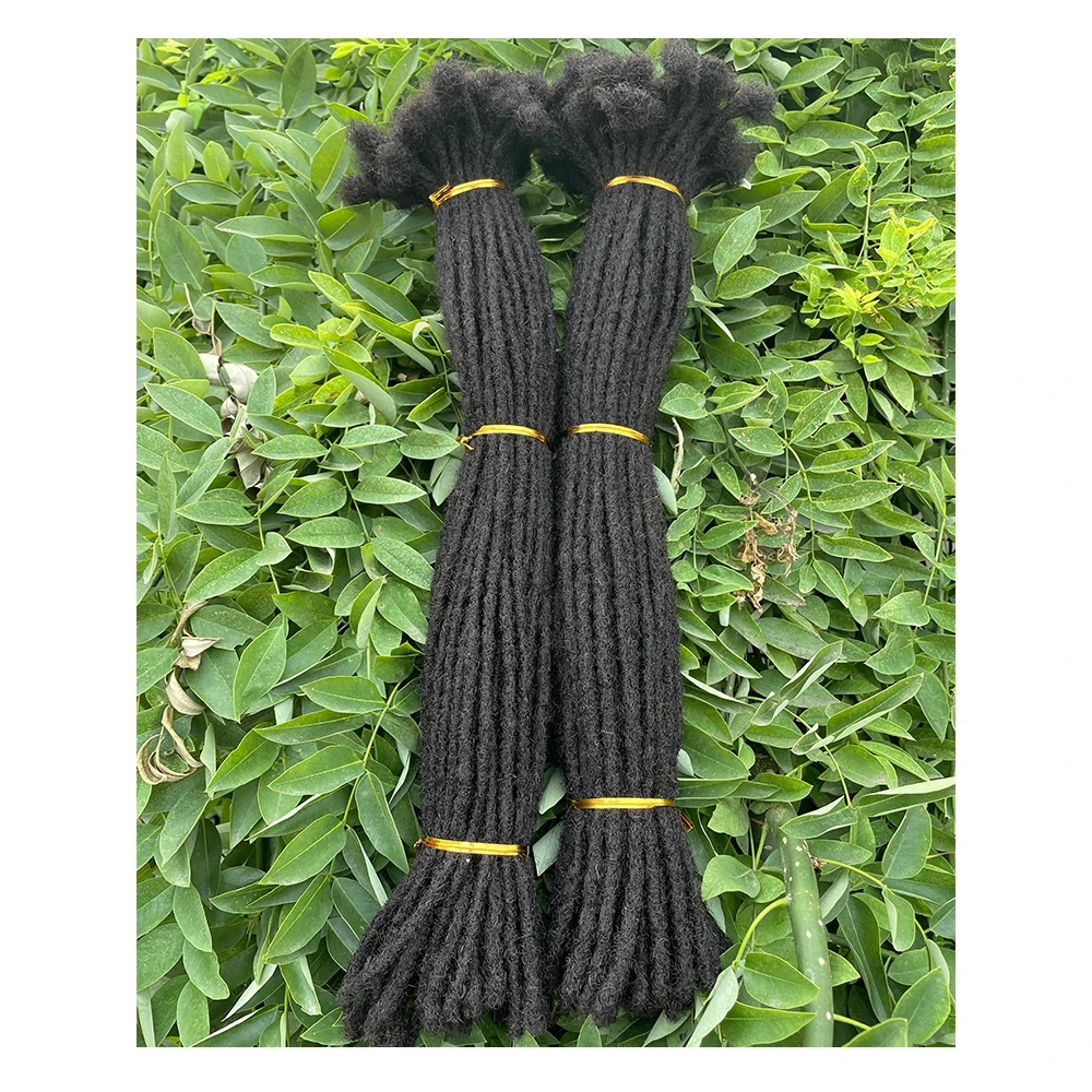 Натуральные волосы дреды для наращивания ручная работа человеческие длинные локоны 24