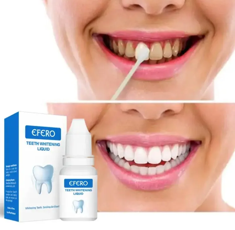 EFERO Teeth Whitening Essence Serum Liquid Powder Oral Hygiene Cleaning Serum Teeth Whitening Mousse For Teeth