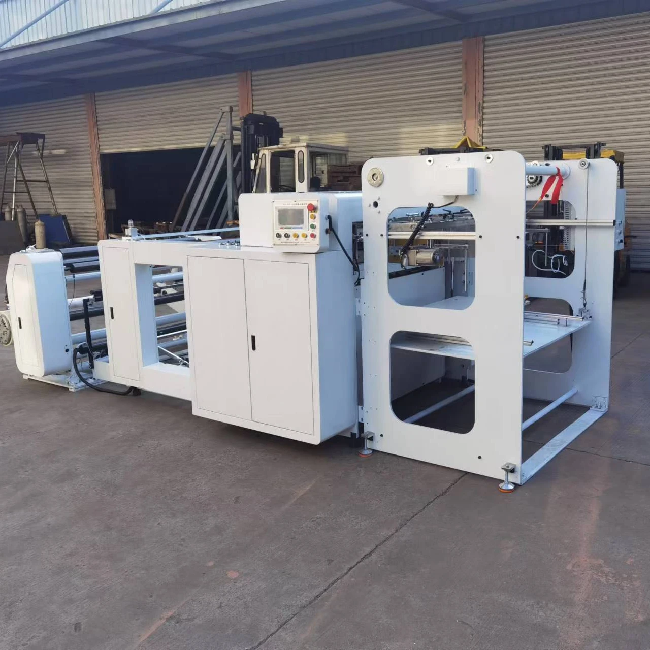 High Quality paper sticker sheet making machine roll to cutting machine