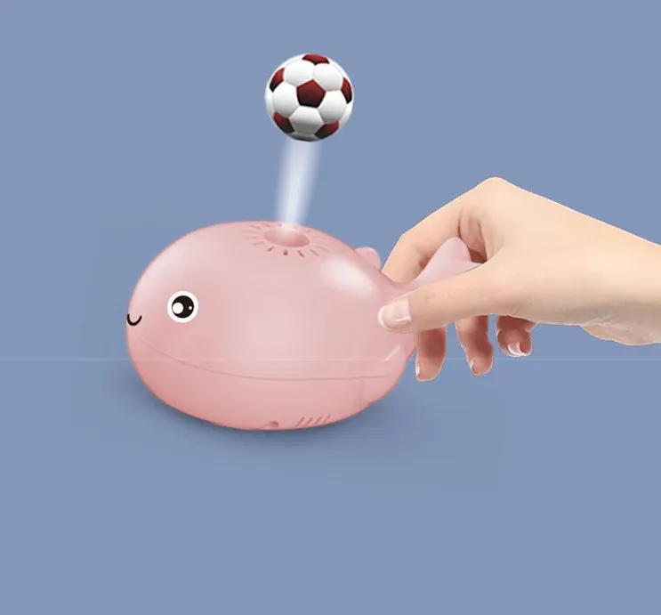 2022 Hovering Ball Animal Shaped Fan Bubble Toy Pink Color Toy Baby Fan Educational Kids Fan Toys