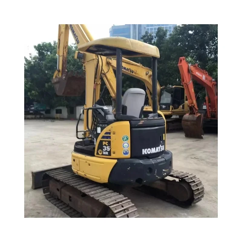 Hydraulic machinery Caterpillar 3 ton used mini excavator Komatsu PC35 crawler used industrial machinery