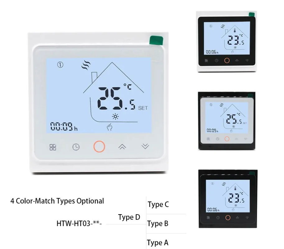 Best room thermostat price Digital Programmable Tuya Smart Wifi Thermostat for smart home heating