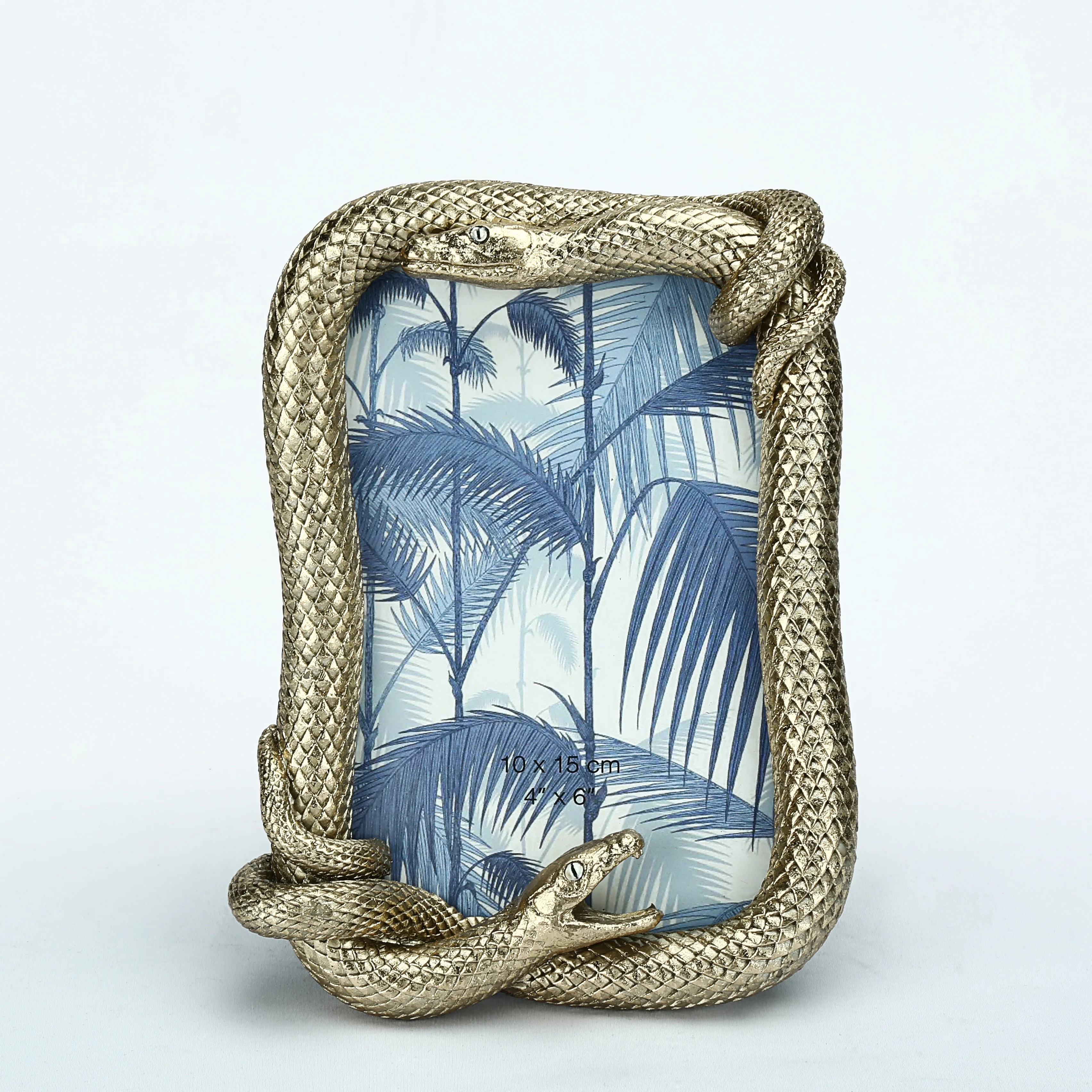 
Wholesale open hot sexy girl polyresin snake photo frame 