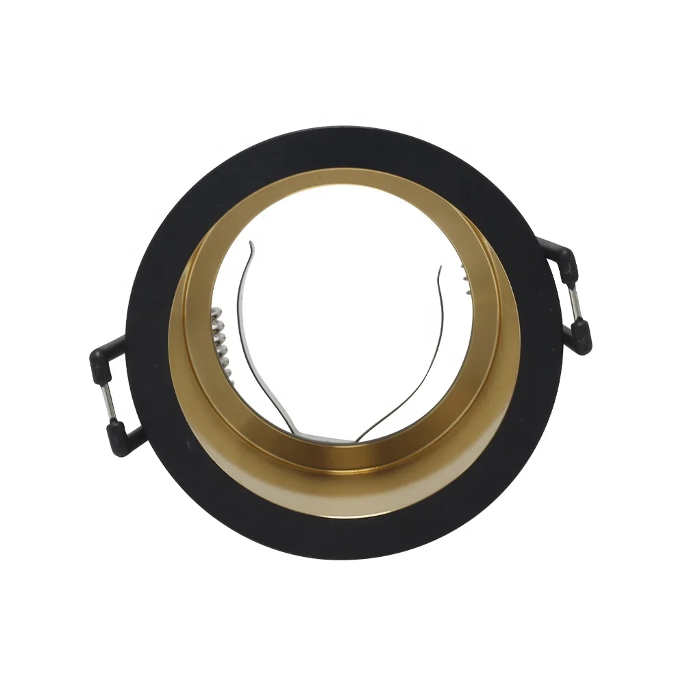 Narrow edge 60mm cut out round aluminum alloy Anti glare GU10 downlights for mall