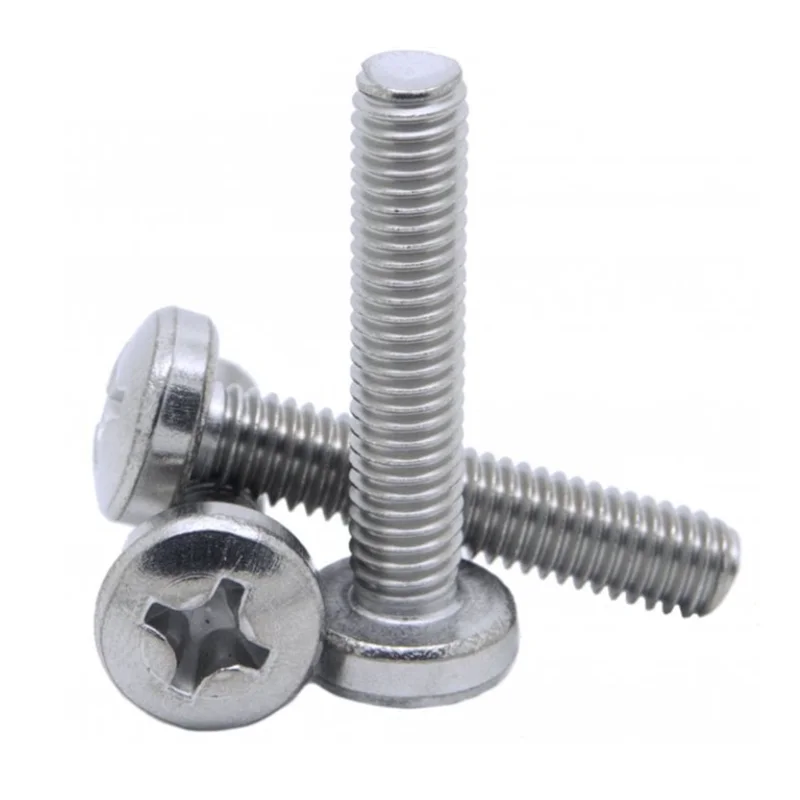 China Screw Factory Wholesale Cheap M0.6 M0.8 M1.0 M1.2 M1.4 M1.6 SS Phillips Carbon Steel Micro Prevent Looseness Screws