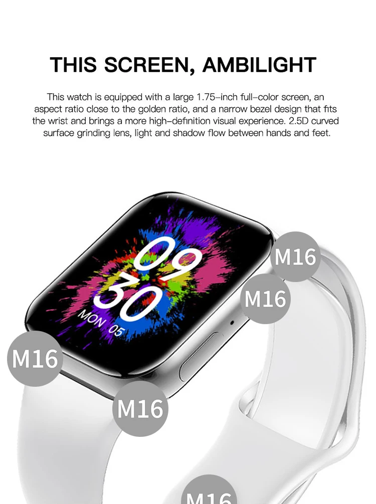 M16plus smart watch3