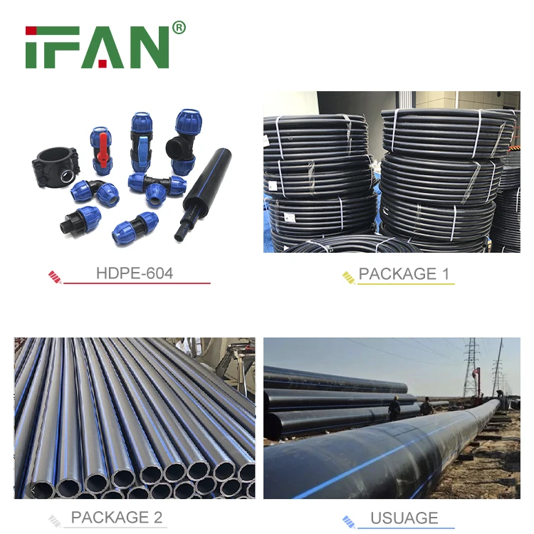 IFAN  factory price PN16 20-110mm big size full type PEHD fitting PP Compression PP fast connector for agriculture water supply