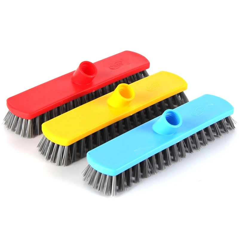 Long Handle Cleaning Brush Household Cleaning Tools Soft Plastic Sweeping Broom Brush Head