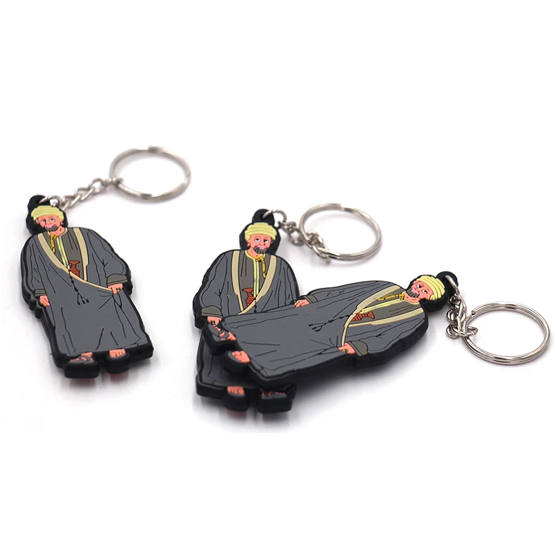Custom High Quality soft pvc key chain pvc cartoon keychain in customized