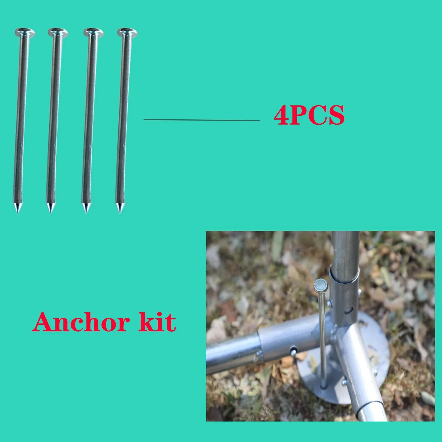 AJUNION 6.2x5.6ft Outdoor Storage Tent Metal Garden Bike Shed for Tools Firewood